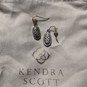 Kendra Scott Earrings Filigree Silver Small